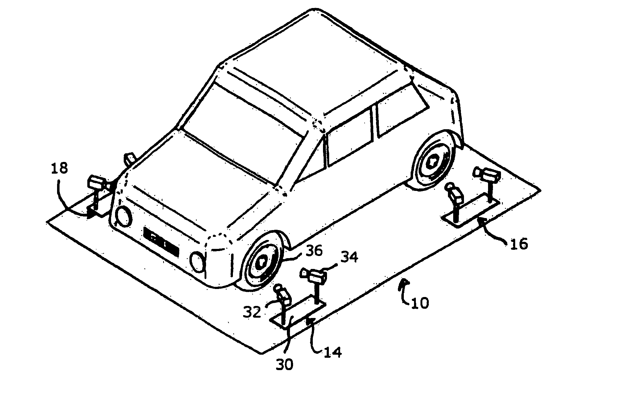 Measuring method and measuring unit for determining the spatial position of a wheel rim as well as a wheel alignment measuring system