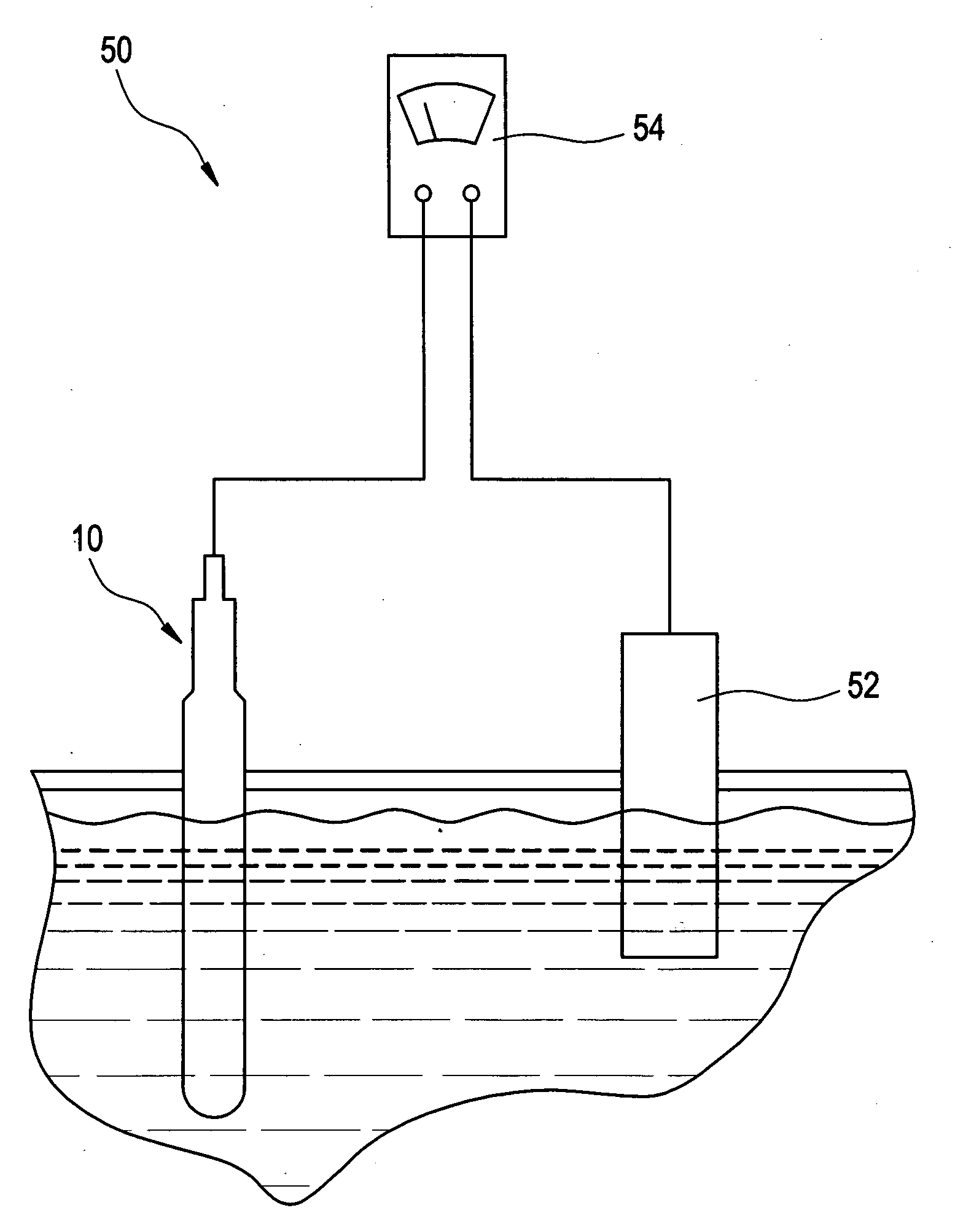 Electrochemical corrosion potential sensor and method of making