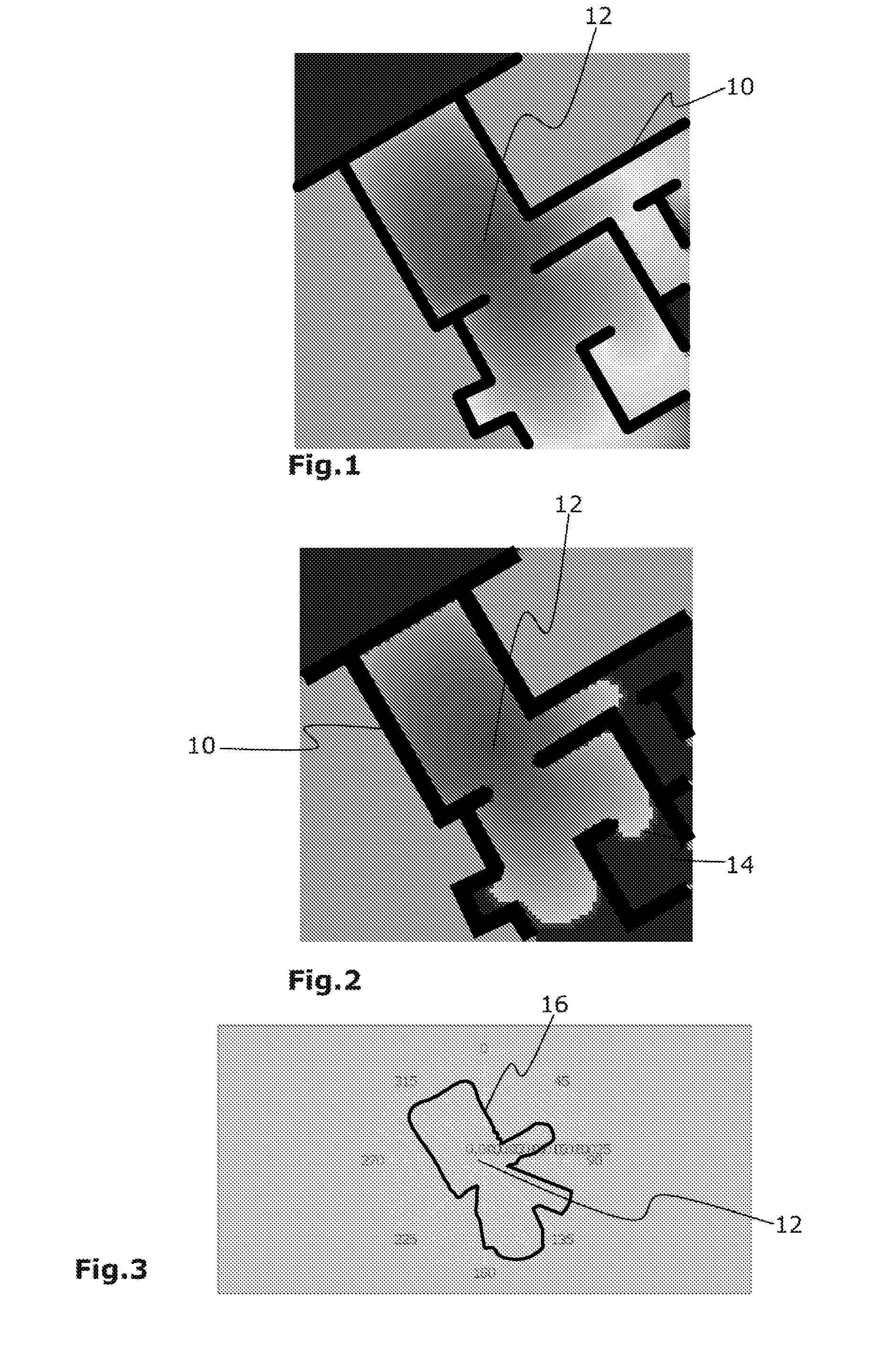 Method for determining the position of moving objects