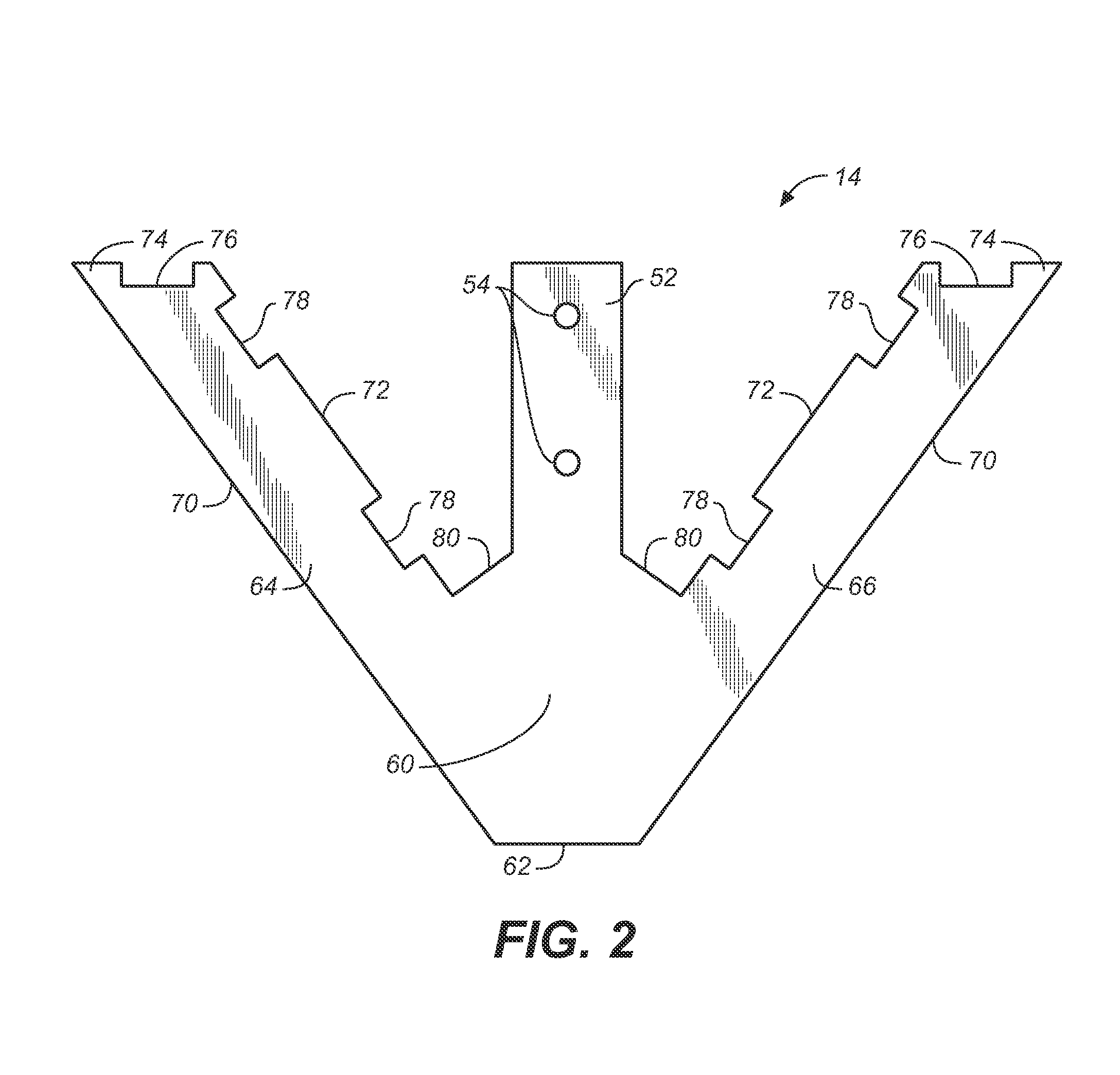 Mixing Blade for Cementitious Material