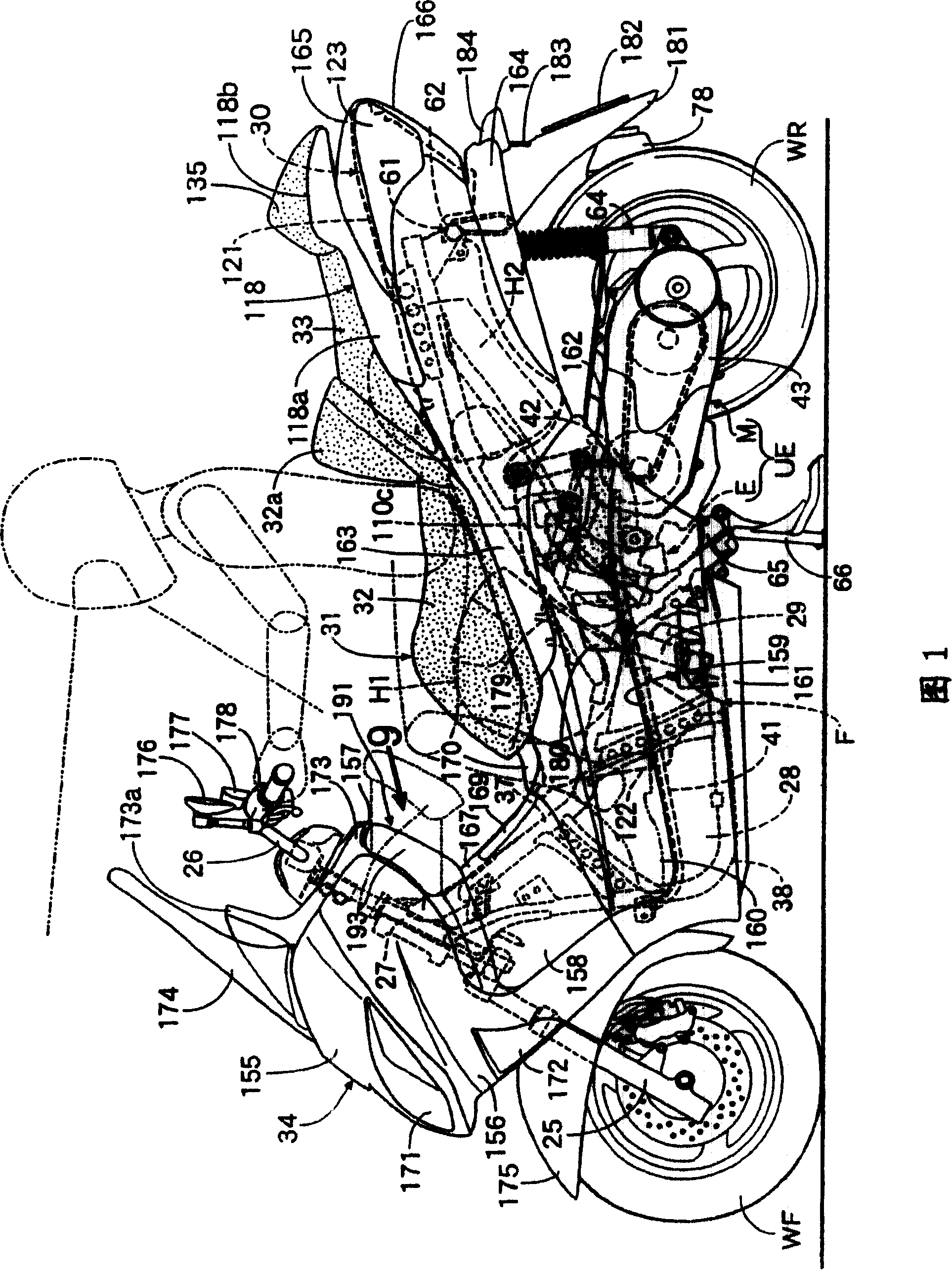 Lock release operator layout structure in vehicle