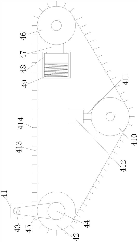 A clamping and conveying device for a corn harvester