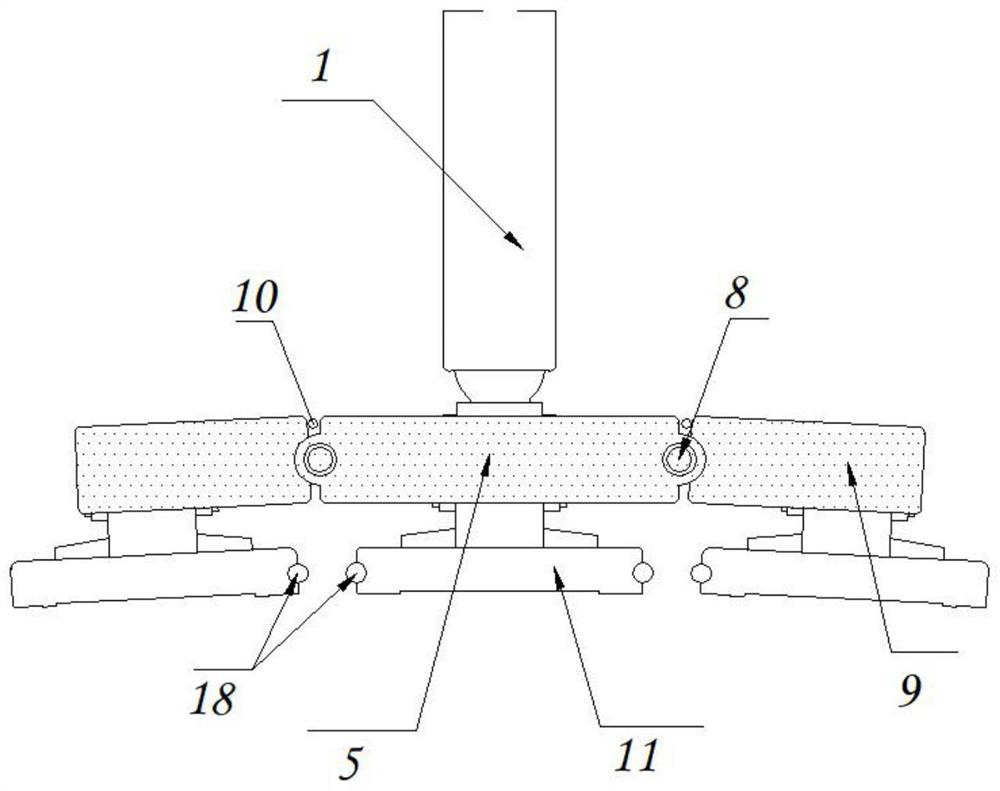 Multifunctional walking stick capable of recording and identifying health data and used in pension center