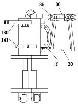 A turbine flange butterfly valve