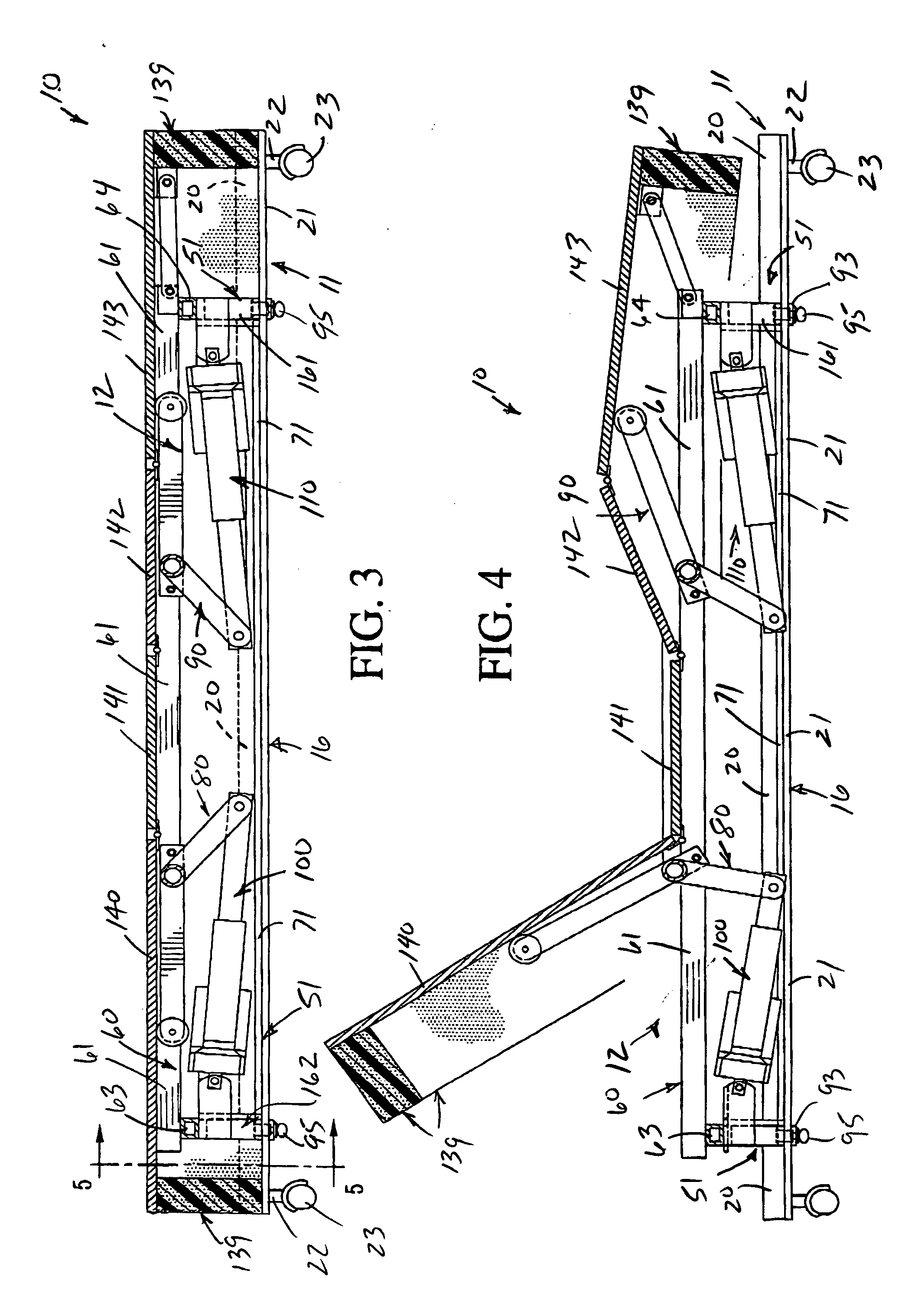 Adjustable base for supporting adjustable beds of different widths