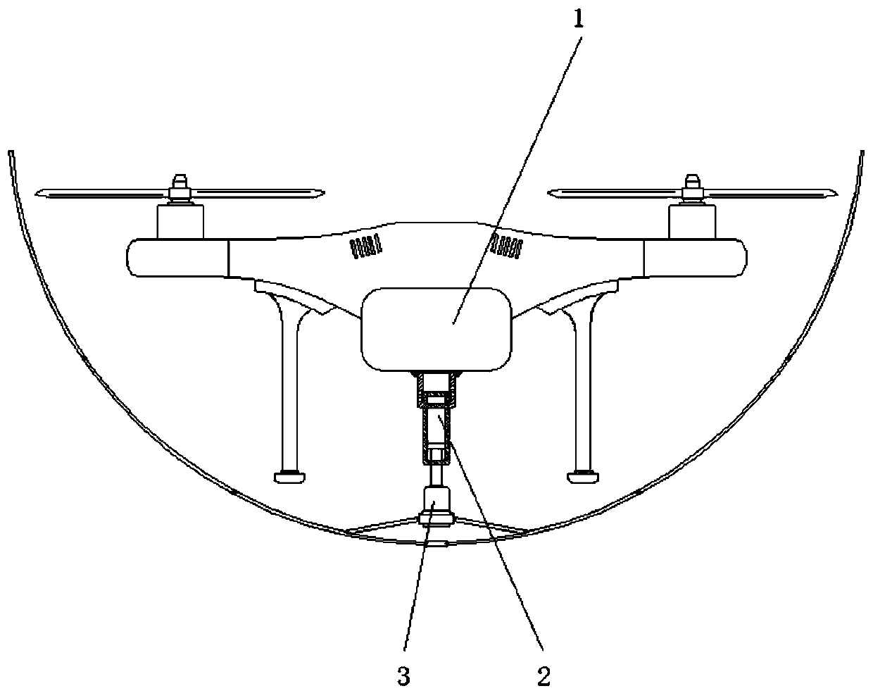 Unmanned aerial vehicle protection mechanism for preventing crash in the case of signal loss