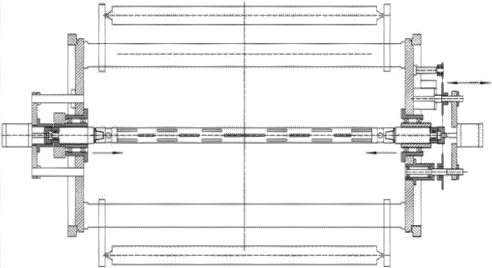 Built-in disk rack