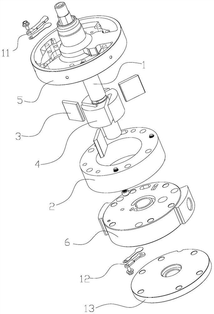 Pump components, compressors and air conditioners