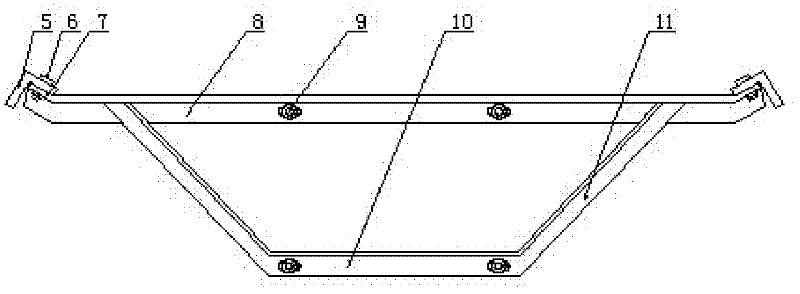 Telegraph pole with vertically-integrated cable distributing function