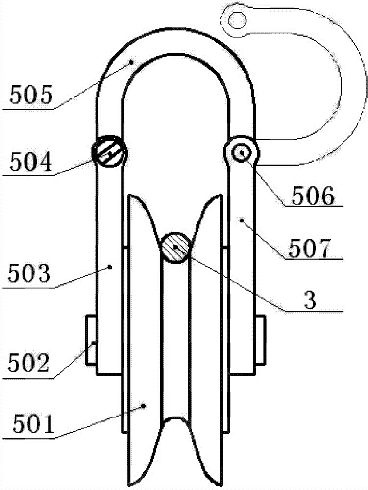 Method for expanding one-step installation yarding area of cable yarding crane