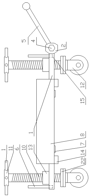 A transport vehicle with adjustable height and inclination of the carrying surface