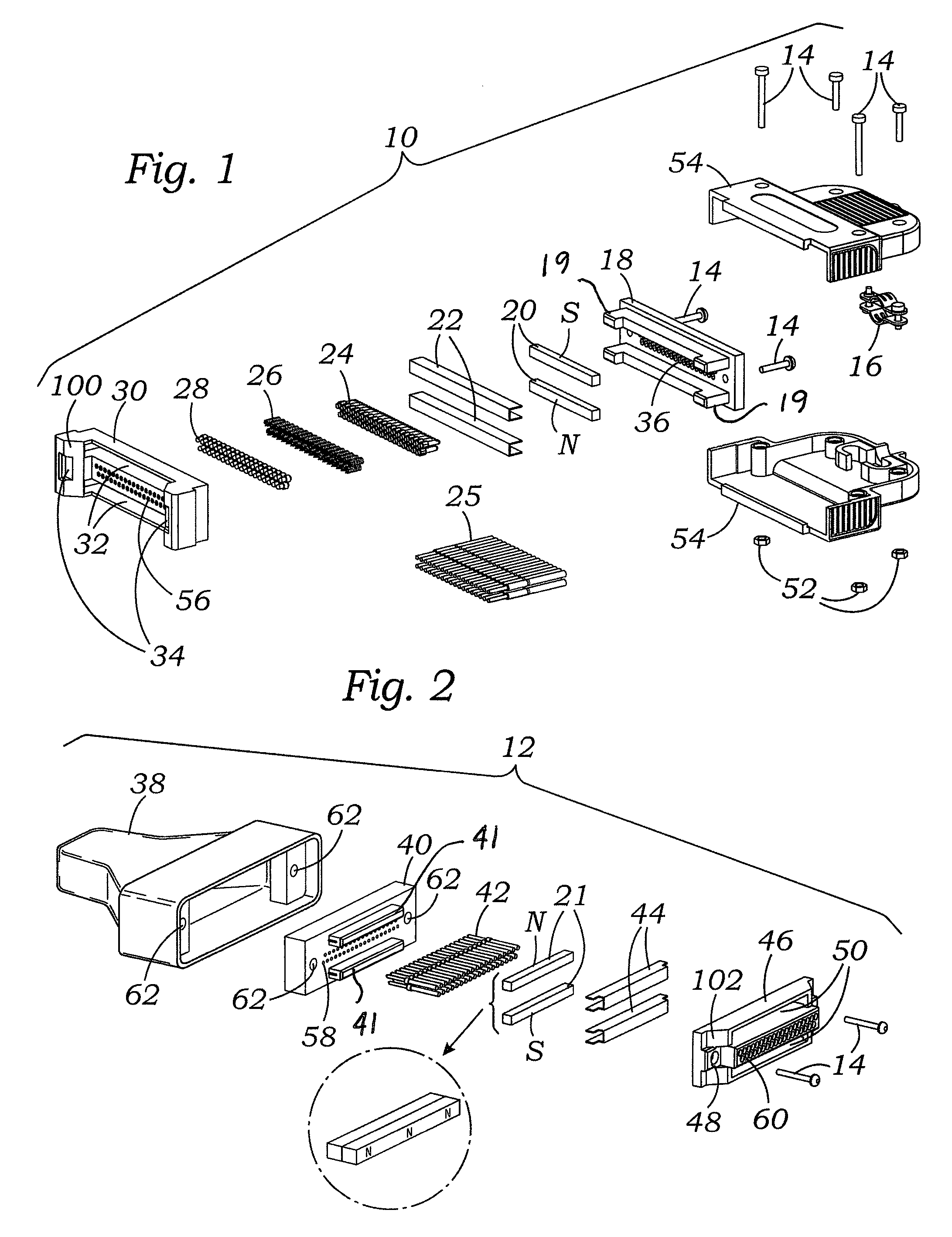 Magnetic-enabled connector device