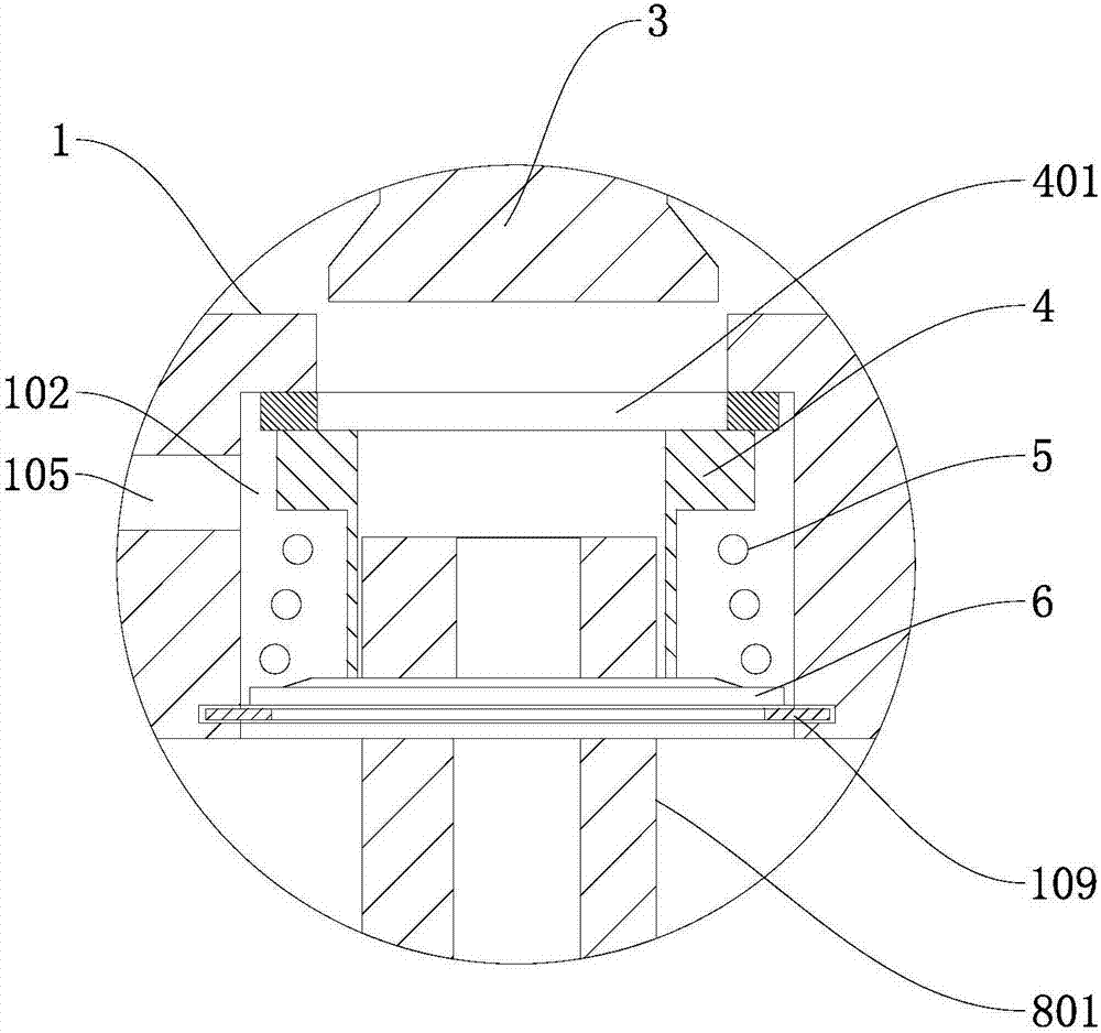 Cavity space compensable and adjustable upper valve body and pneumatic valve with upper valve body applied