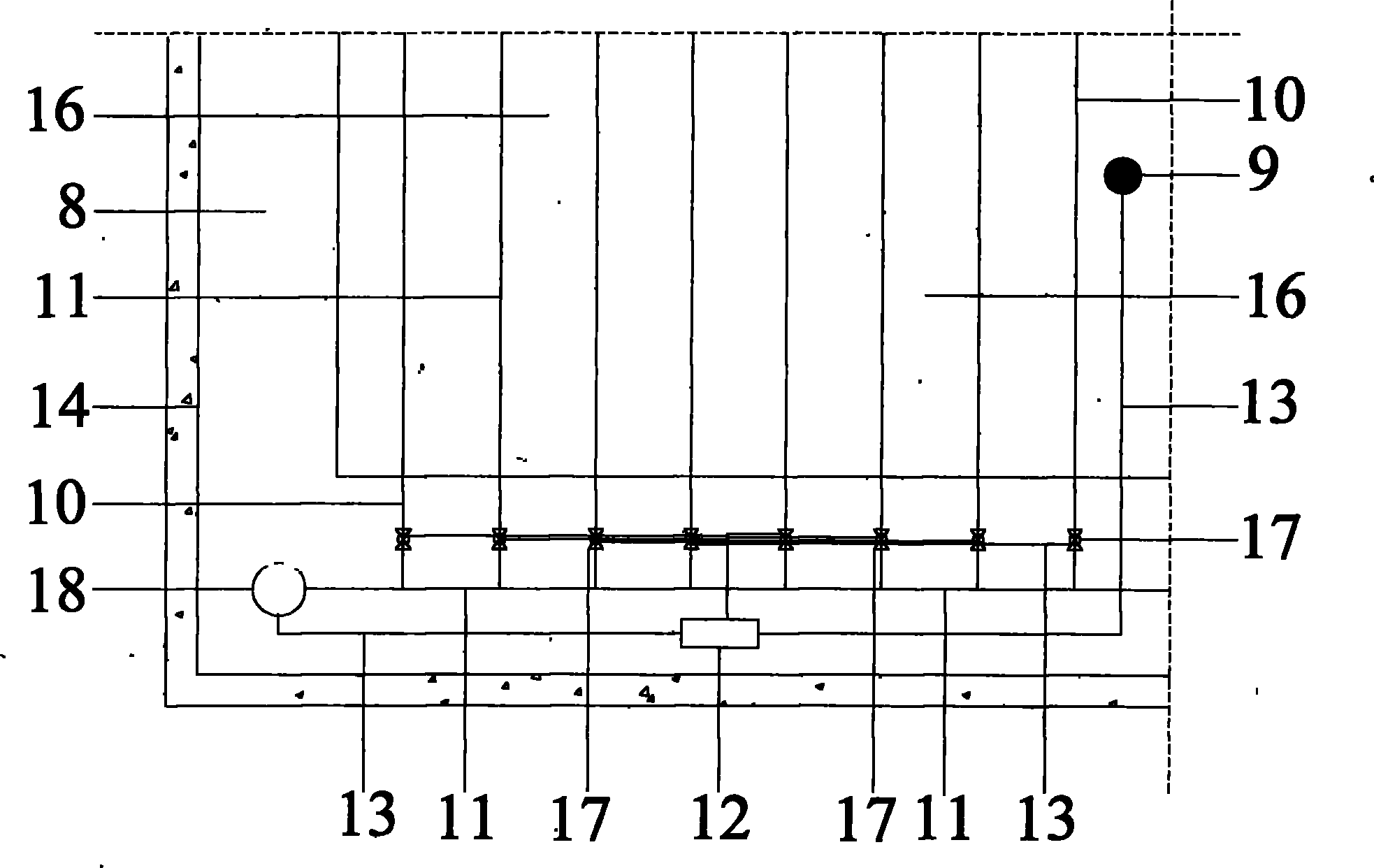 Greening soilless lawn for roof surface, production method and using method thereof