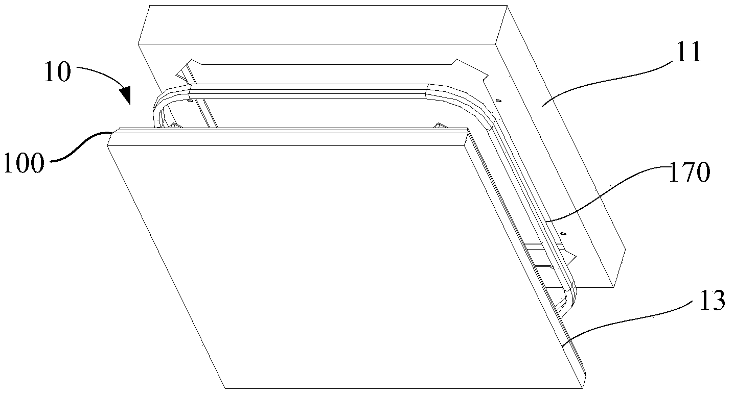 Installation module and LED (Light Emitting Diode) display component comprising installation module