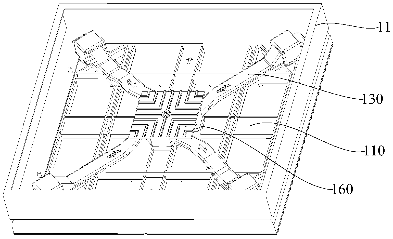 Installation module and LED (Light Emitting Diode) display component comprising installation module