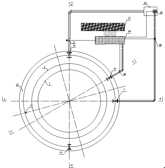 Rural sewage treatment device and running maintenance and management method