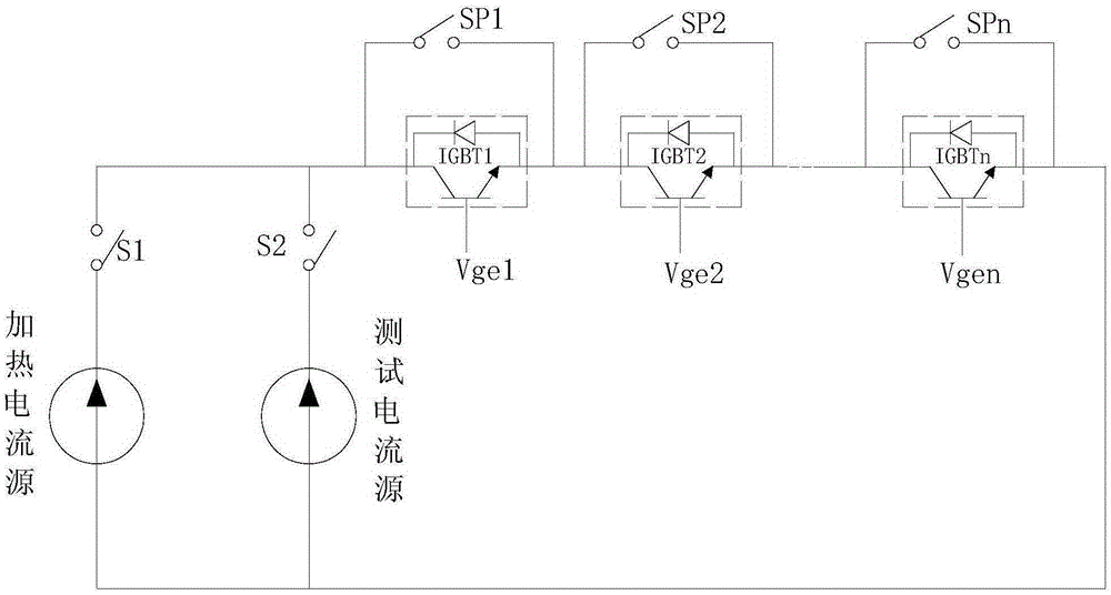 Multi-IGBT quick power circulation accelerated aging device