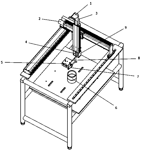 Automatic welding device and welding method with welding gun pose changing in real time