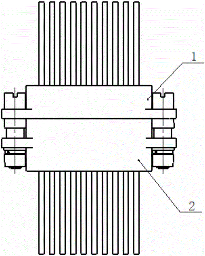 Novel rectangular electric connector