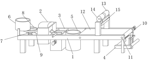 An agricultural seed detection device and detection method