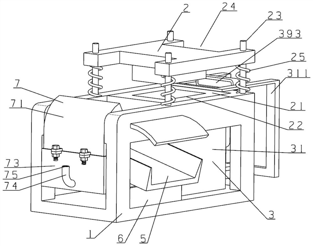 Mechanical stamping die facilitating discharging