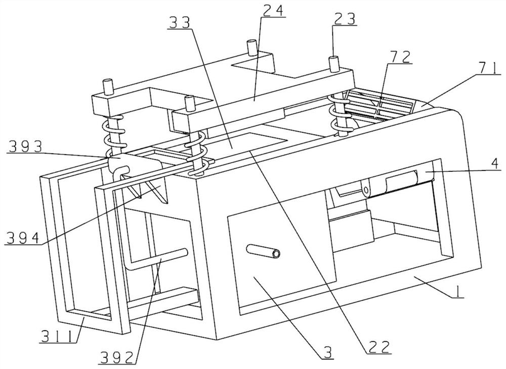 Mechanical stamping die facilitating discharging