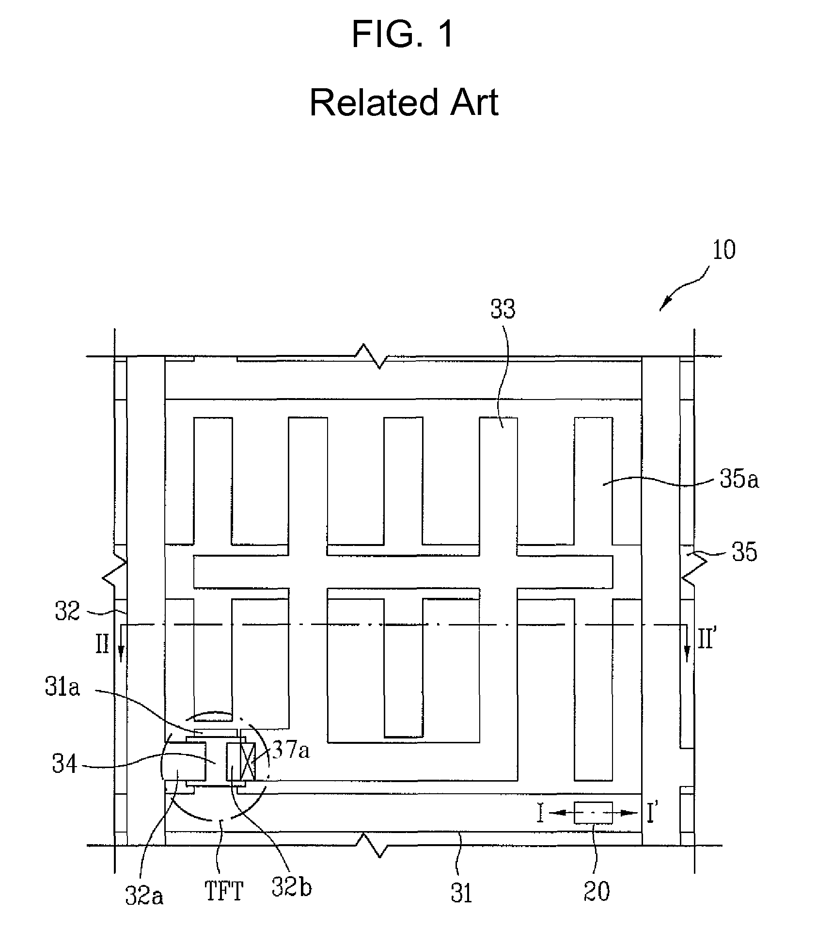 Liquid crystal display device having column spacers and protrusions