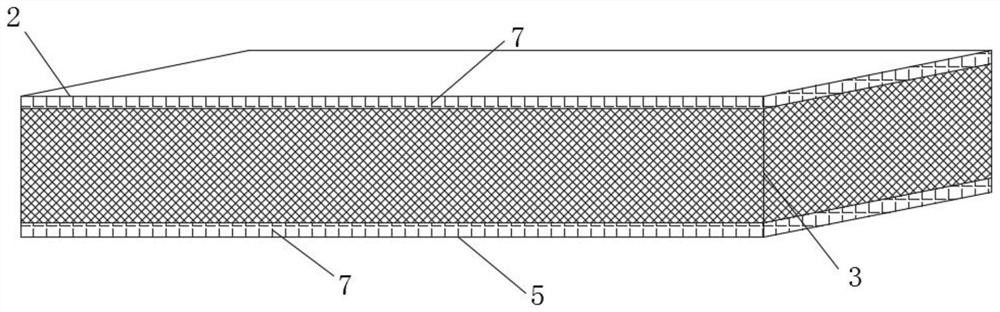Modular sandwich car roof cover and manufacturing method thereof