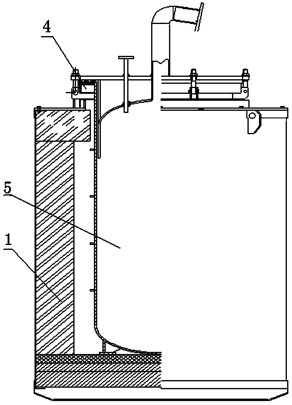 Recovery process and apparatus for solid state metal sodium waste residue