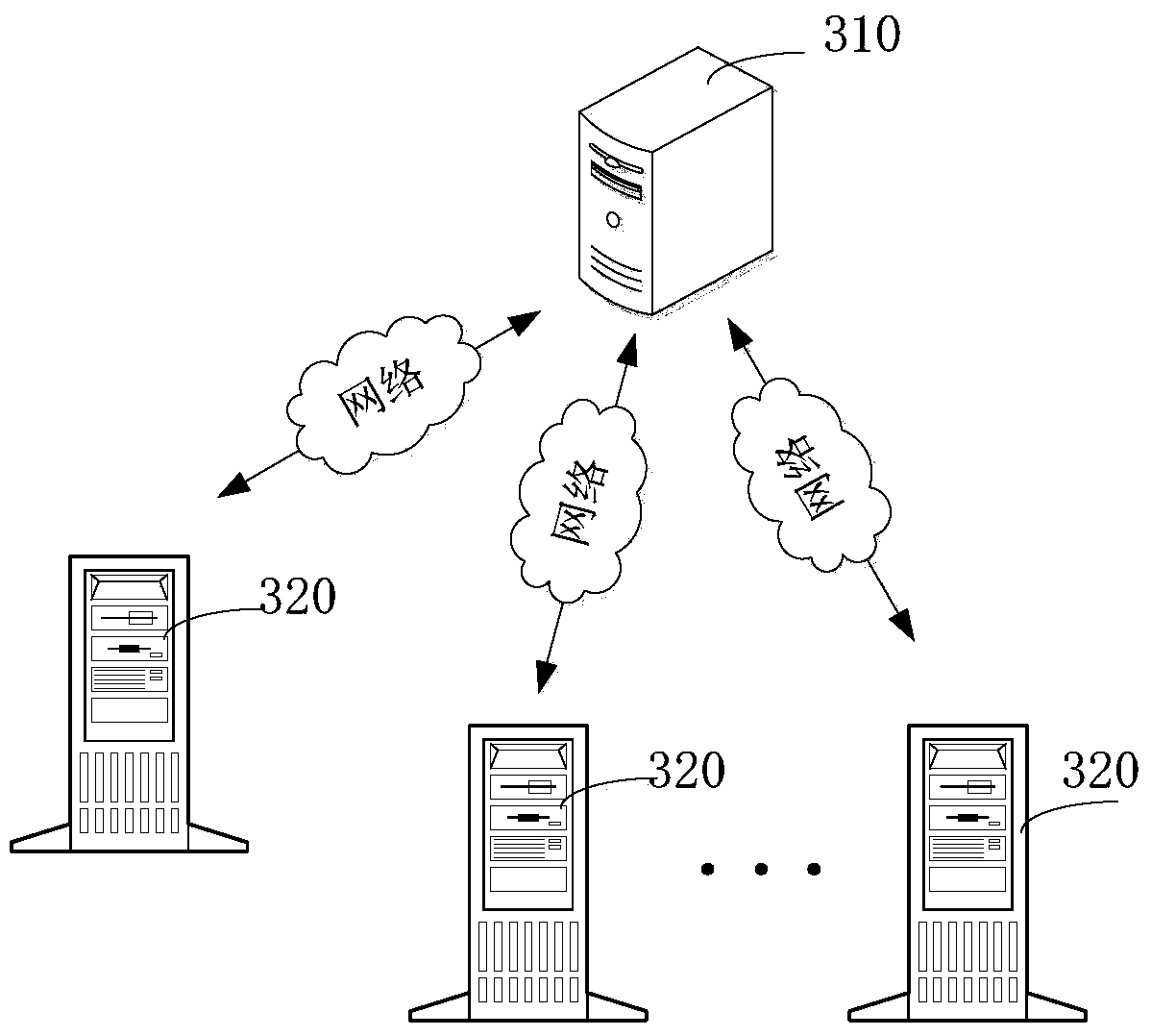 Client updating method, device and system of illumination controller