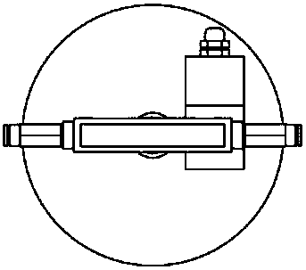 Sealed feed device for detecting acidity of sulfur hexafluoride gas