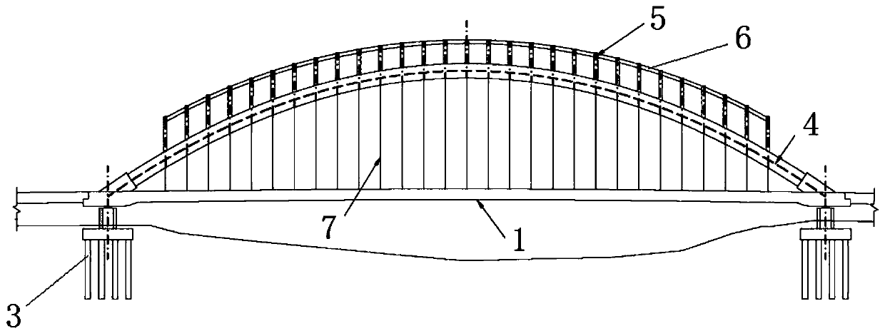 Novel two-way curved arch bridge