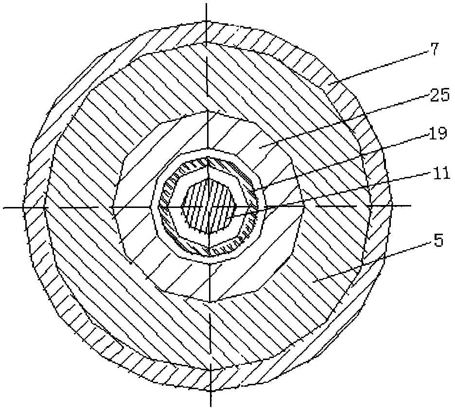 A pressure-limiting external adjustable viscous damper