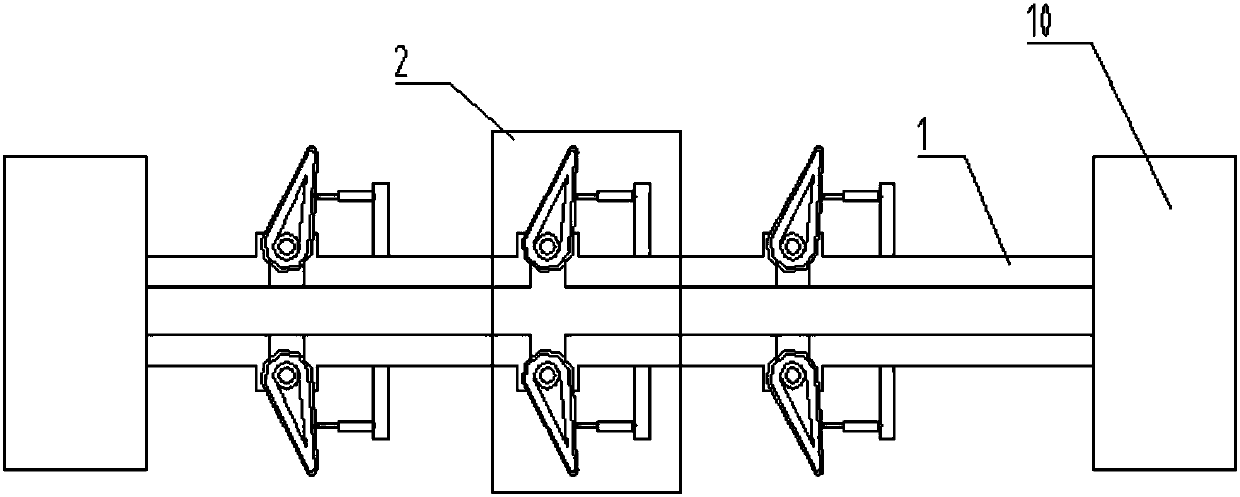 Space cleaning structure