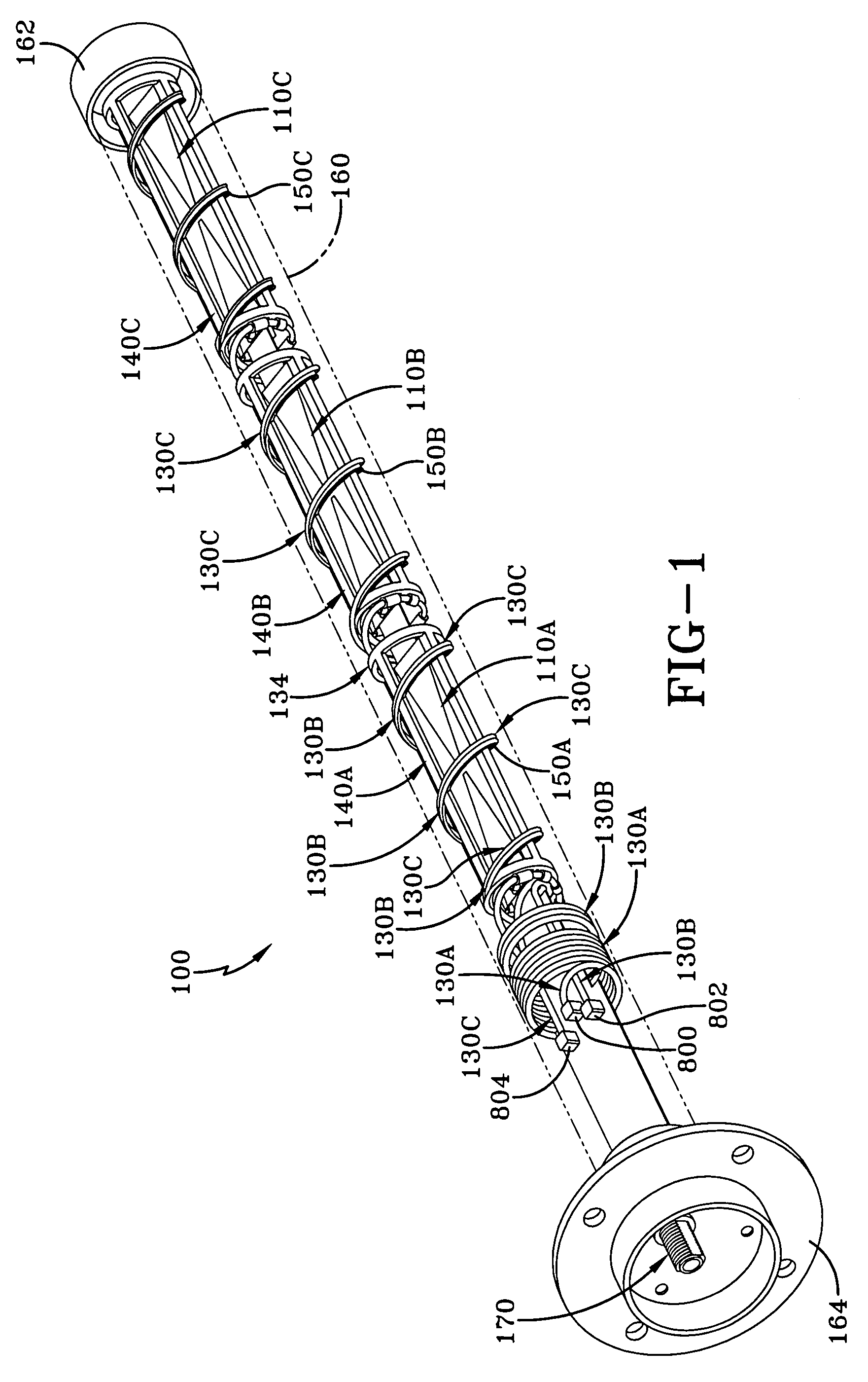 Wide band biconical antenna with a helical feed system