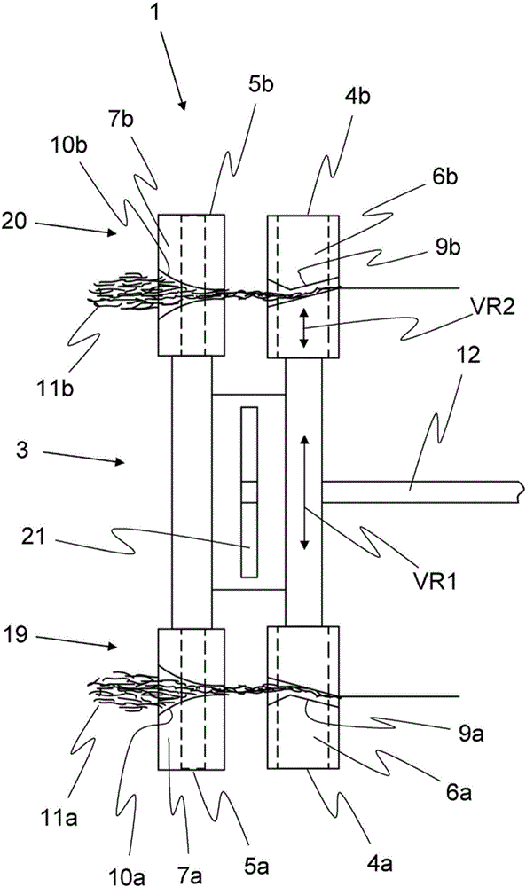 Compressor unit for a stretcher of a textile machine