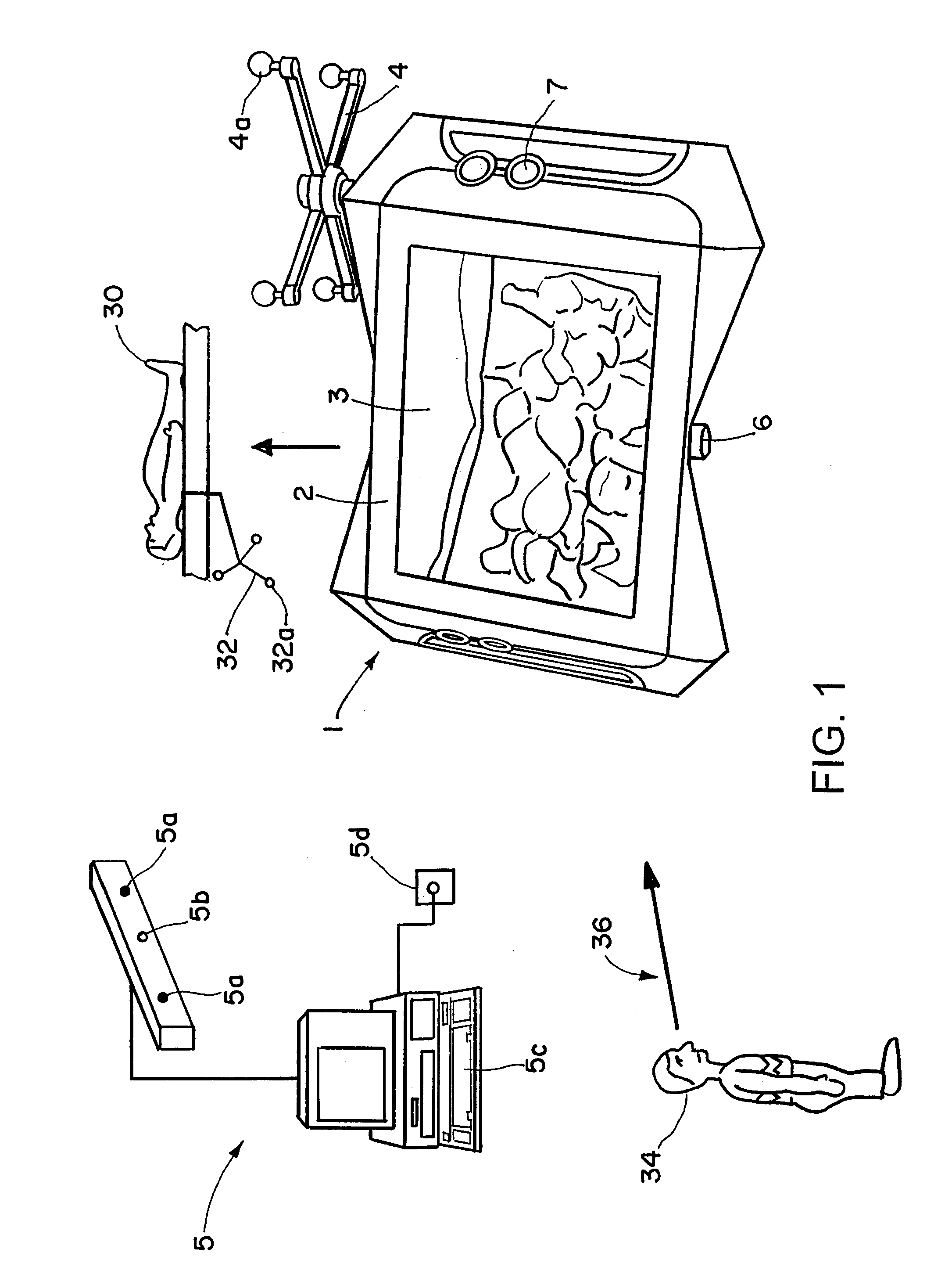 Stereoscopic visualization device for patient image data and video images