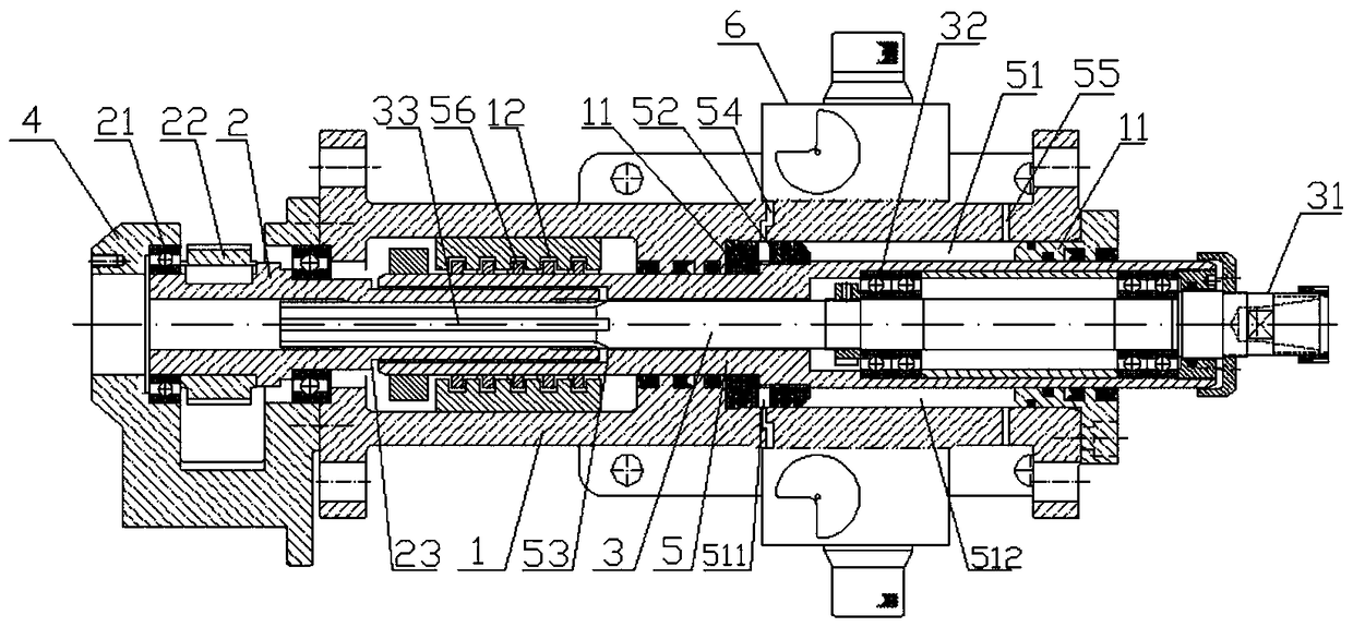 A hydraulic power head