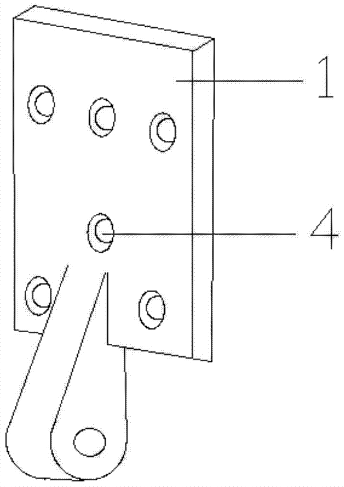 A high temperature resistant ablation carbon/silicon carbide composite fixed hinge and its preparation method