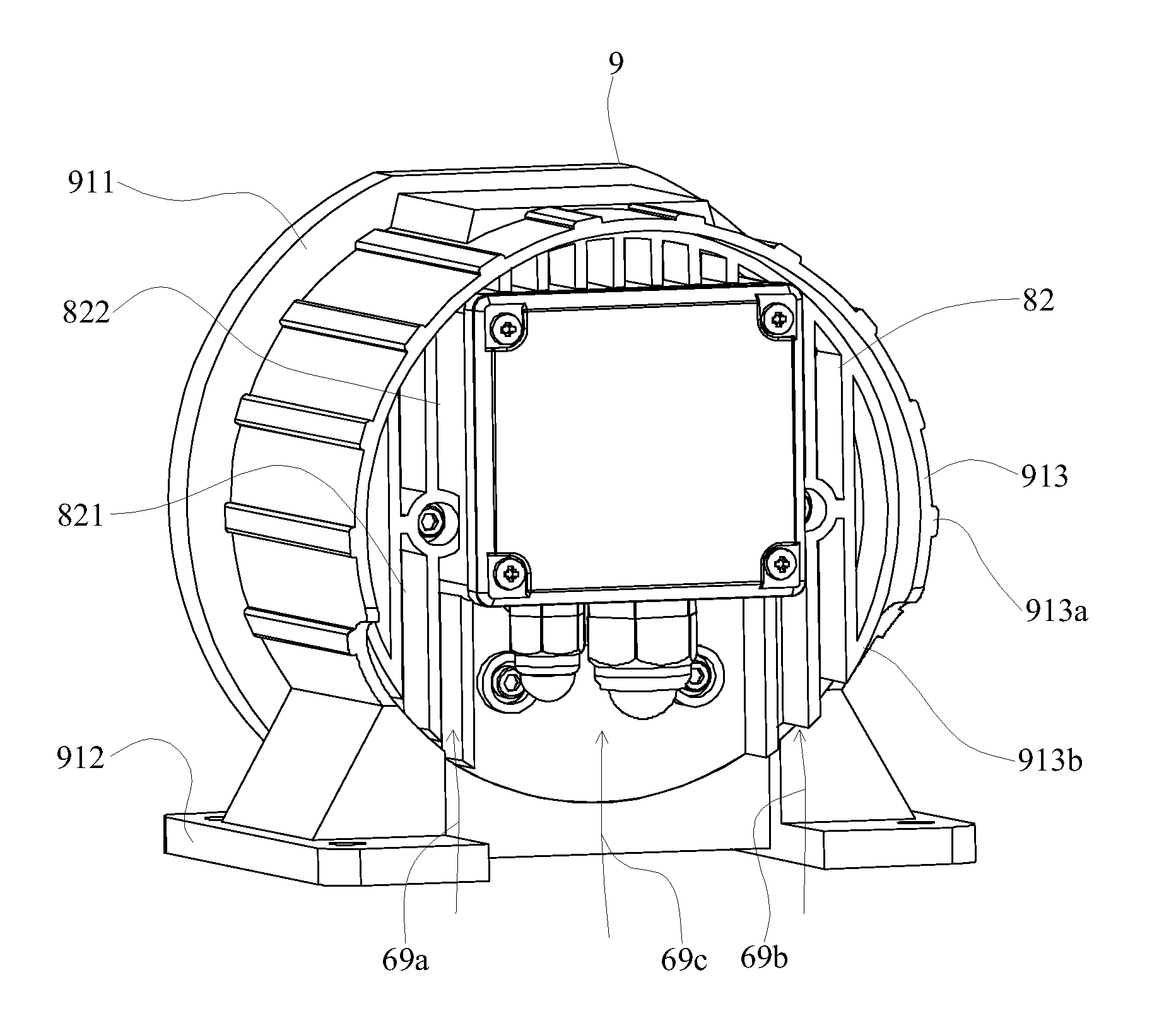 Permanent magnet canned motor pump with corrosion-protection housing