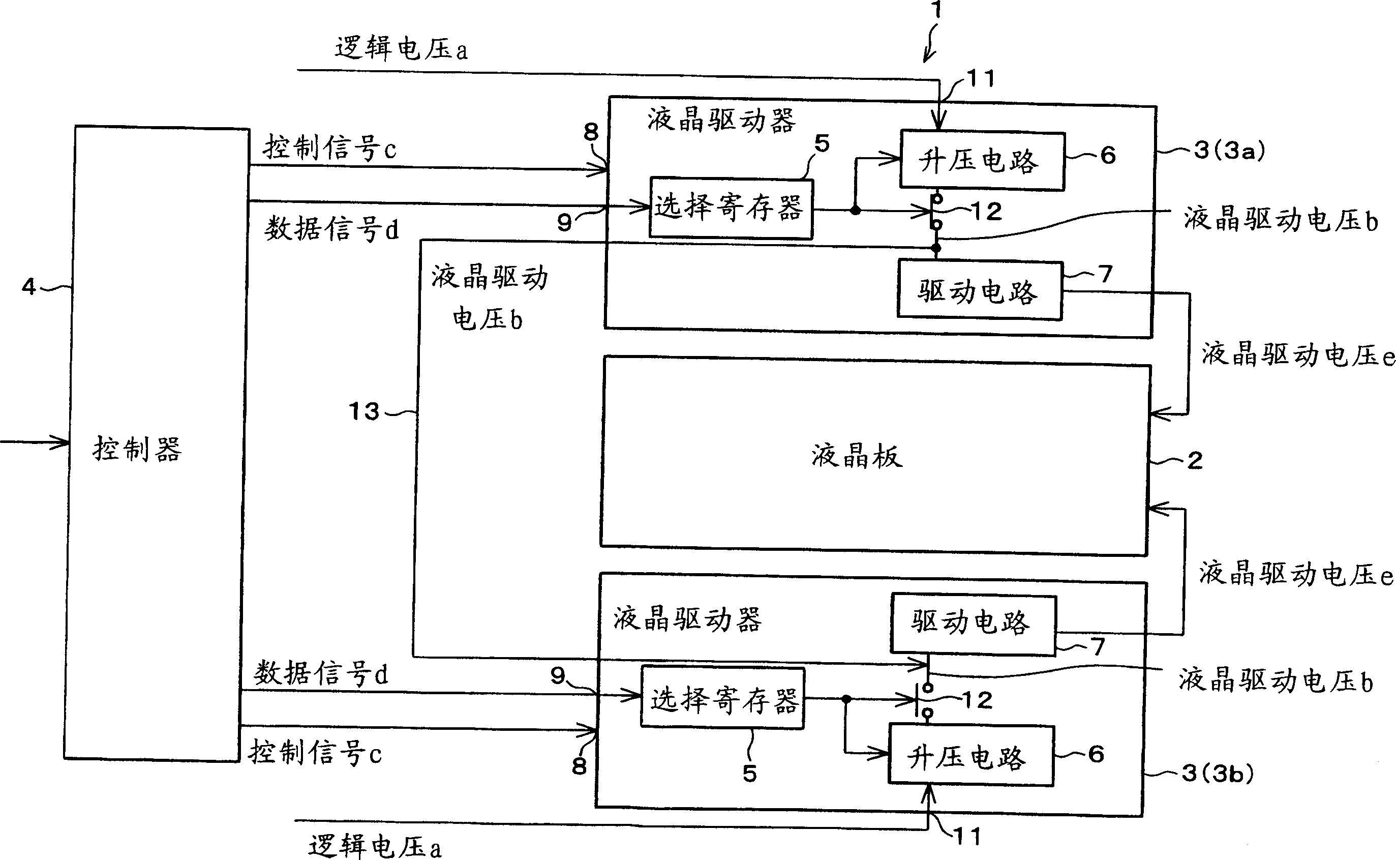 Driving device and method for display device