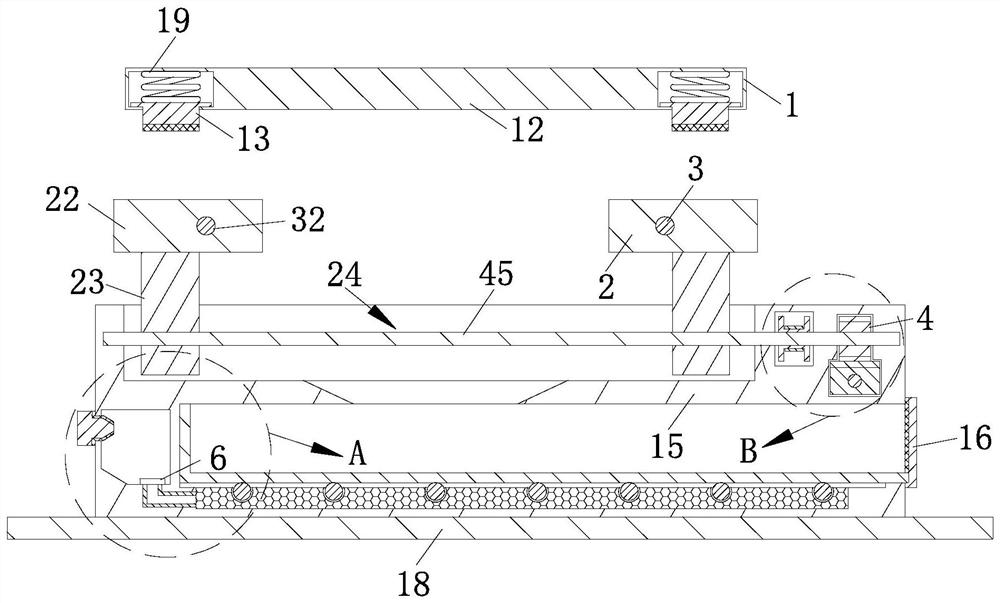 High-density board perforating device with accurate positioning function