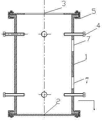 Pouring mold for process nozzle protective material and pouring method thereof