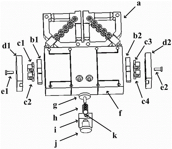 Symmetrical double-feet driving offresonance piezoelectric linear motor