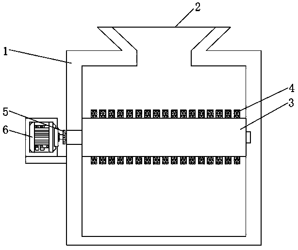 Improved PVC particle material cleaning device