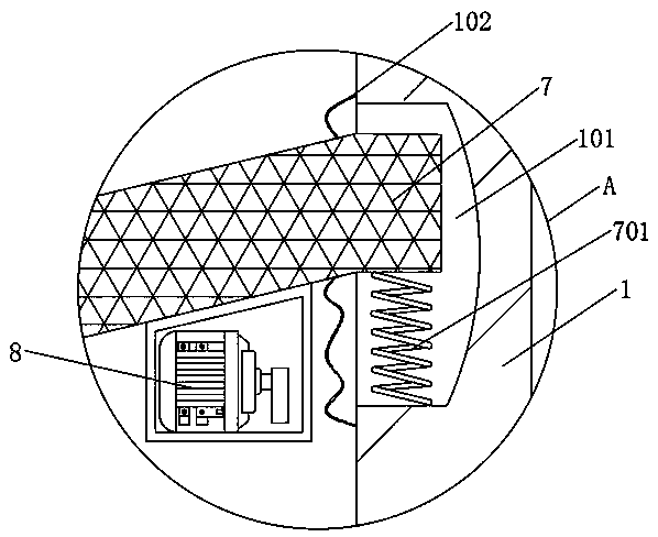 Improved PVC particle material cleaning device