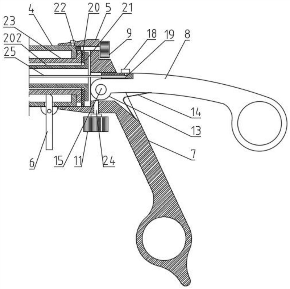 Cutting type multi-angle adjusting separating forceps for laparoscopic surgery