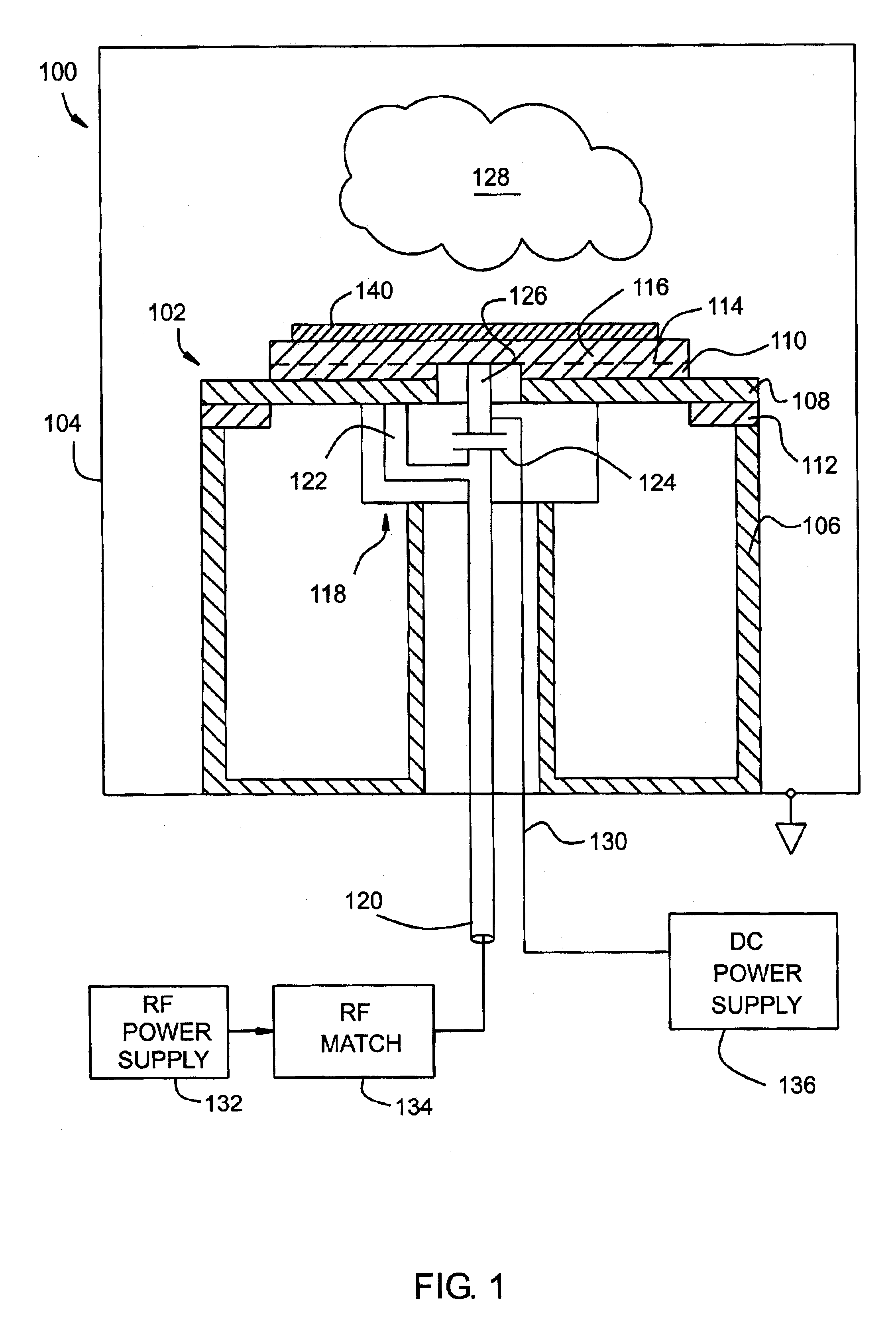 Method and apparatus for routing harmonics in a plasma to ground within a plasma enhanced semiconductor wafer processing chamber