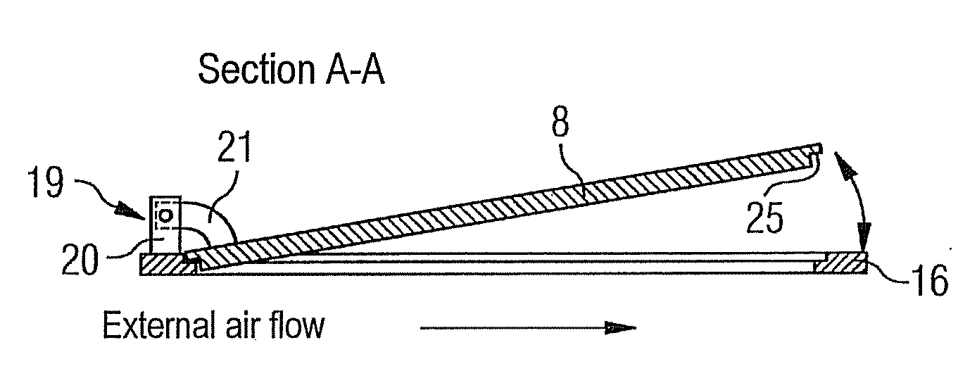 Air inlet valve for an airplane and manufacturing method for an air inlet valve